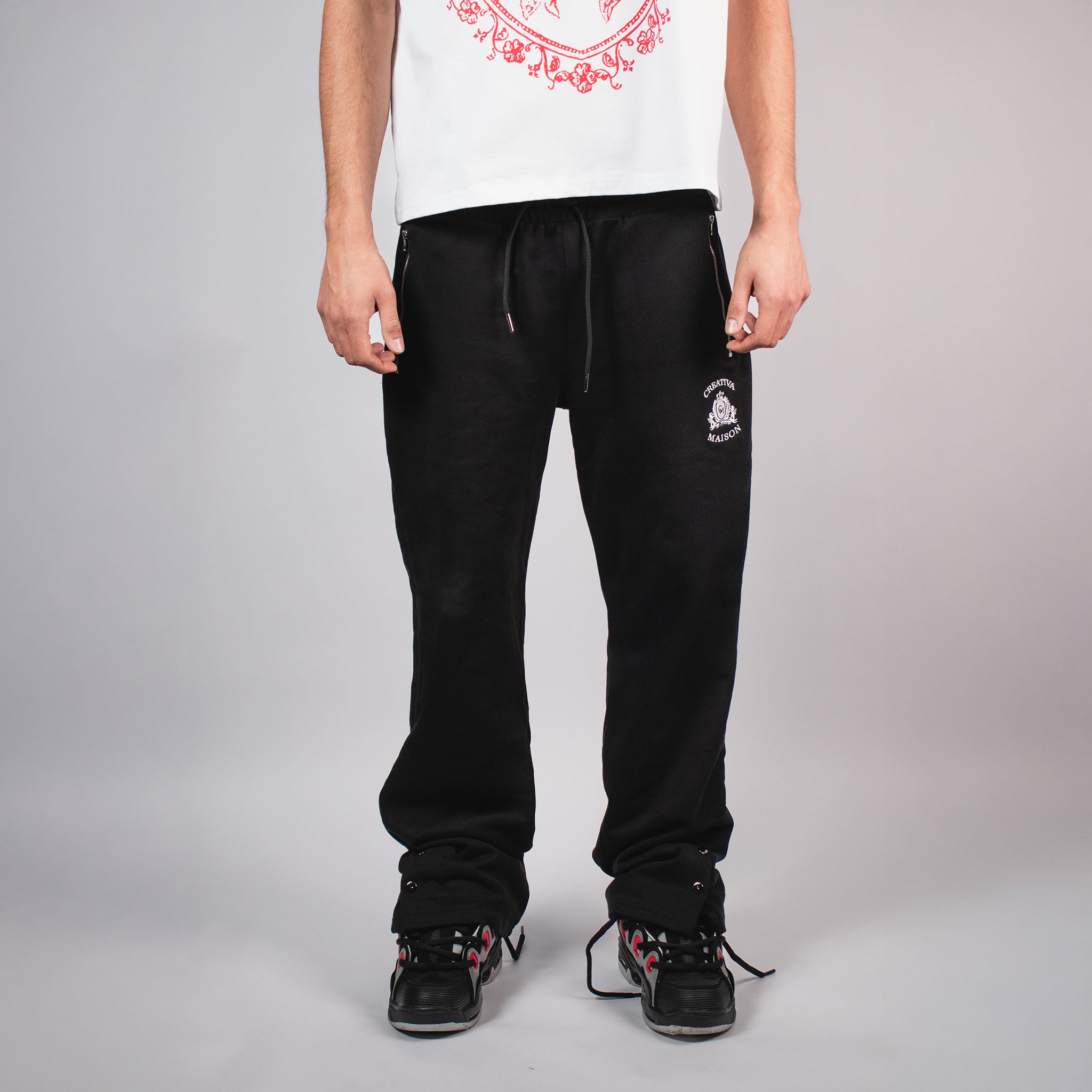 Pantaloni Dello Skater-Black
